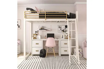 Quincy Skrivebord 120 cm Hvit - Queer Eye - Møbler - Bord - Kontorbord - Skrivebord