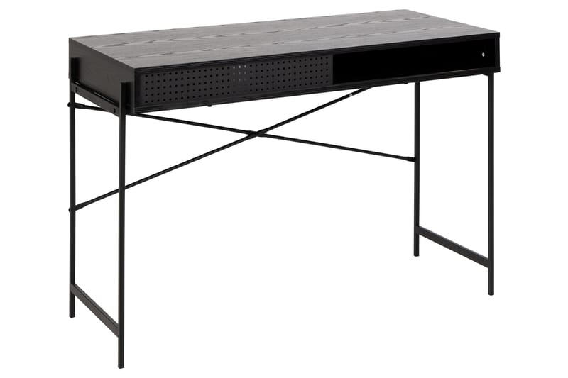 Skrivebord Ricketts 110x110 cm - Sort - Møbler - Bord - Kontorbord - Skrivebord