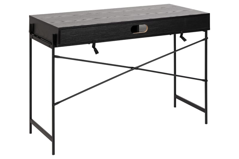 Skrivebord Ricketts 110x110 cm - Sort - Møbler - Bord - Kontorbord - Skrivebord