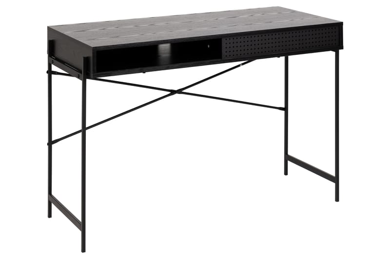 Skrivebord Ricketts 110x110 cm - Sort - Møbler - Bord - Kontorbord - Skrivebord
