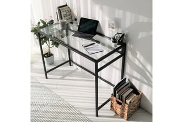 Sabani Skrivebord 100 cm - Glass/Svart - Møbler - Bord - Kontorbord - Skrivebord