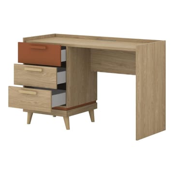 Skrivebord Scandi med 3 skuffer - Oljet eik - Møbler - Bord - Kontorbord - Skrivebord