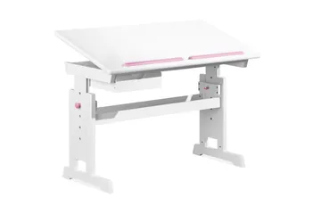 Selena Skrivebord Barn - Hvit/Rosa - Møbler - Bord - Kontorbord - Skrivebord