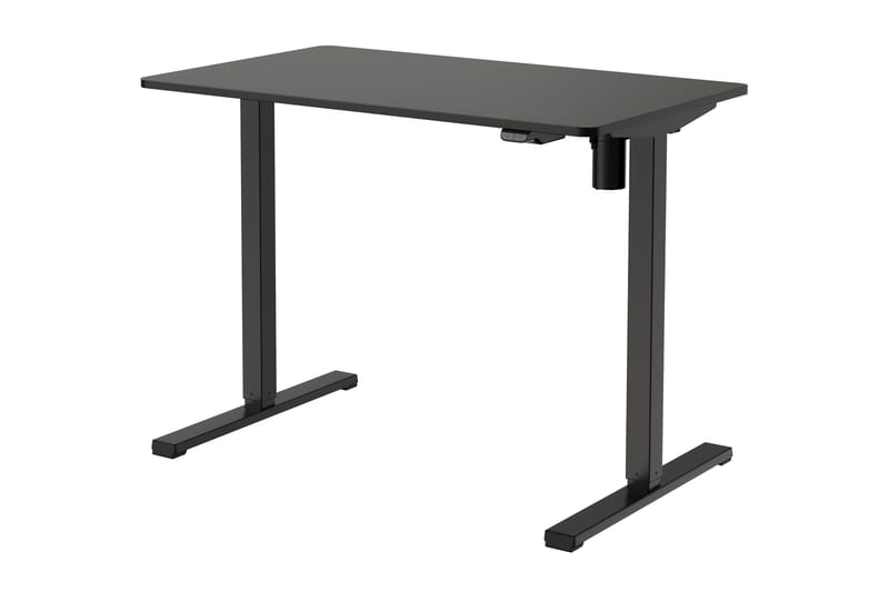 Skrivebord Shabus 100x60 cm Heve og Senkbart - Svart - Skrivebord - Databord & PC bord - Hev og senkbart skrivebord