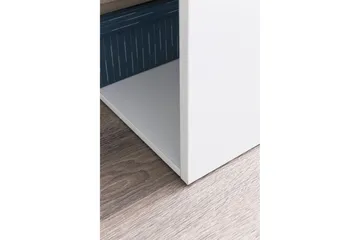 Shuping Skrivebord 120 cm med Oppbevaringshyller - Hvit - Møbler - Bord - Kontorbord - Skrivebord