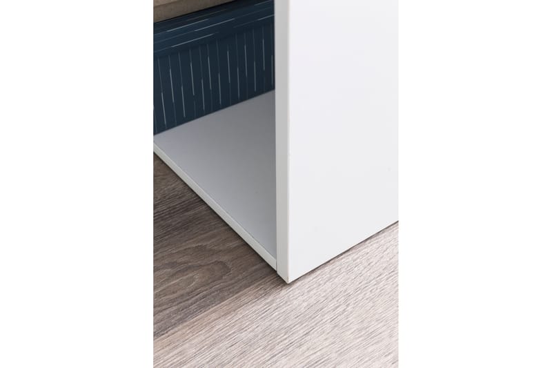Shuping Skrivebord 120 cm med Oppbevaringshyller - Hvit - Møbler - Bord - Kontorbord - Skrivebord