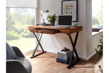 Skirvebord Rachid 120 cm Rektangulær - Natur - Møbler - Bord - Kontorbord - Skrivebord