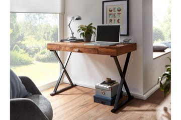 Skirvebord Rachid 120 cm Rektangulær - Natur - Møbler - Bord - Kontorbord - Skrivebord