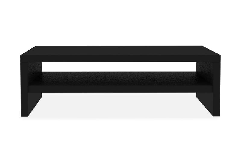 Skjermstativ svart 42x24x13 cm sponplate - Svart - Skrivebord - Databord & PC bord