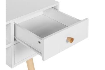 Skrivebord 110 x 55 cm Hvit LEVIN - Hvit - Møbler - Bord - Kontorbord - Skrivebord