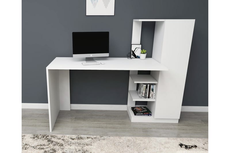 Skrivebord Andocester 120 cm - Hvit - Skrivebord - Databord & PC bord