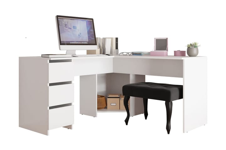 Skrivebord Areias142 cm - Hvit - Skrivebord - Databord & PC bord