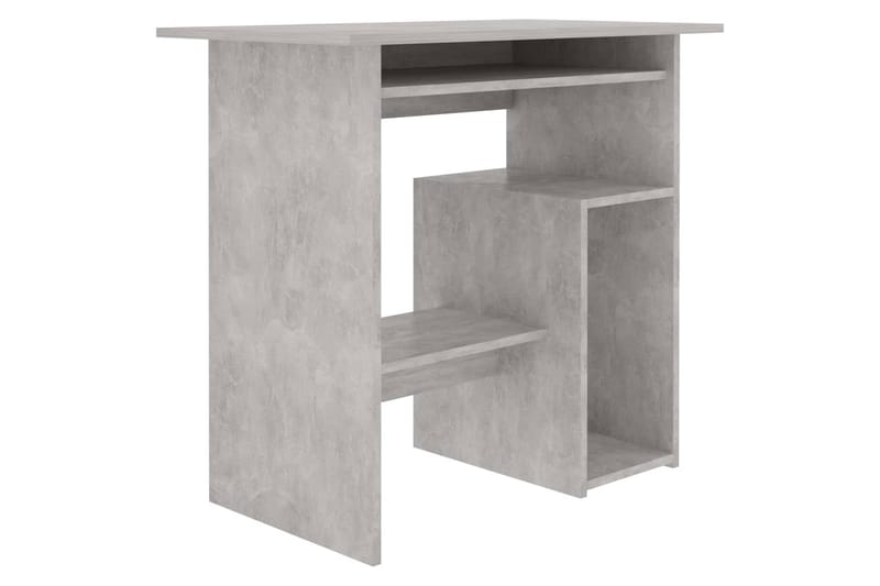 Skrivebord betonggrå 80x45x74 cm sponplate - Skrivebord - Databord & PC bord