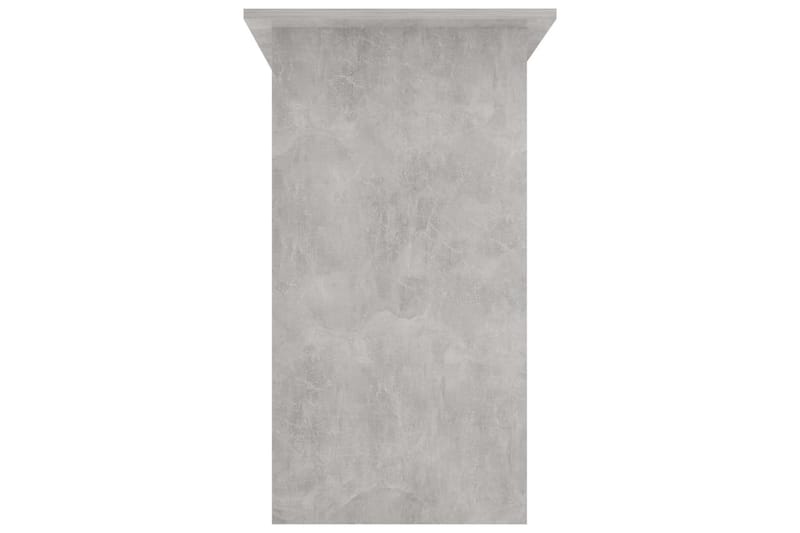 Skrivebord betonggrå 80x45x74 cm sponplate - Skrivebord - Databord & PC bord