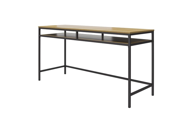 Skrivebord Bradford 153 cm Grå - Dorel Home - Møbler - Bord - Kontorbord - Skrivebord