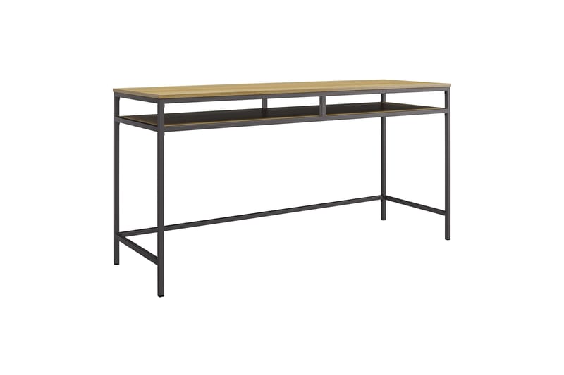Skrivebord Bradford 153 cm Grå - Dorel Home - Møbler - Bord - Kontorbord - Skrivebord