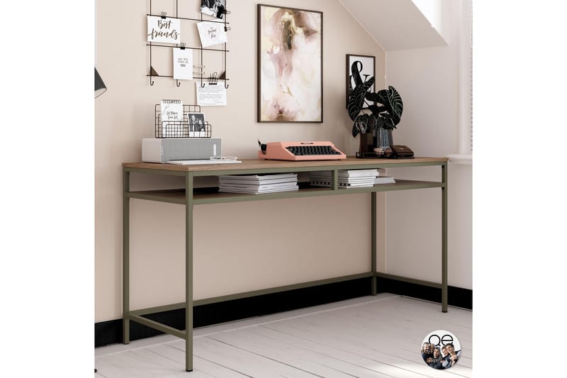 Skrivebord Bradford 153 cm Olivengrønn - Dorel Home - Møbler - Bord - Kontorbord - Skrivebord
