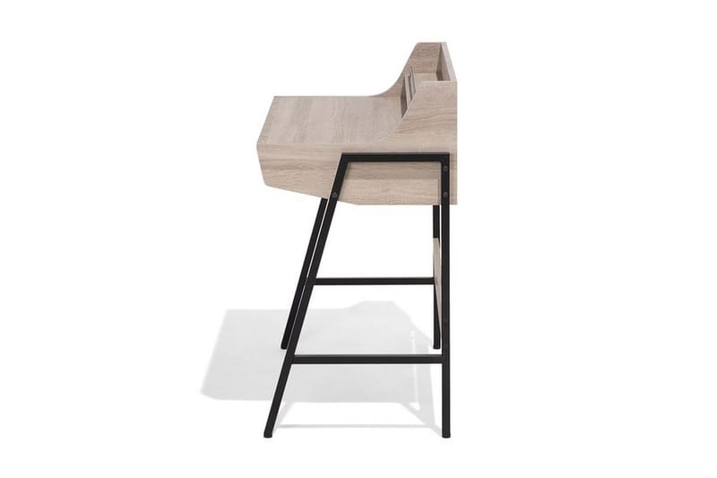 Skrivebord Broxeele 77 cm med Oppbevaring - Tre/Natur - Møbler - Bord - Kontorbord - Skrivebord