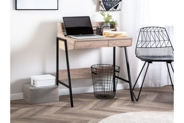 Skrivebord Broxeele 77 cm med Oppbevaring - Tre/Natur - Møbler - Bord - Kontorbord - Skrivebord