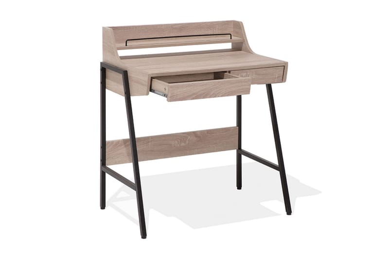 Skrivebord Broxeele 77 cm med Oppbevaring - Tre/Natur - Møbler - Bord - Kontorbord - Skrivebord