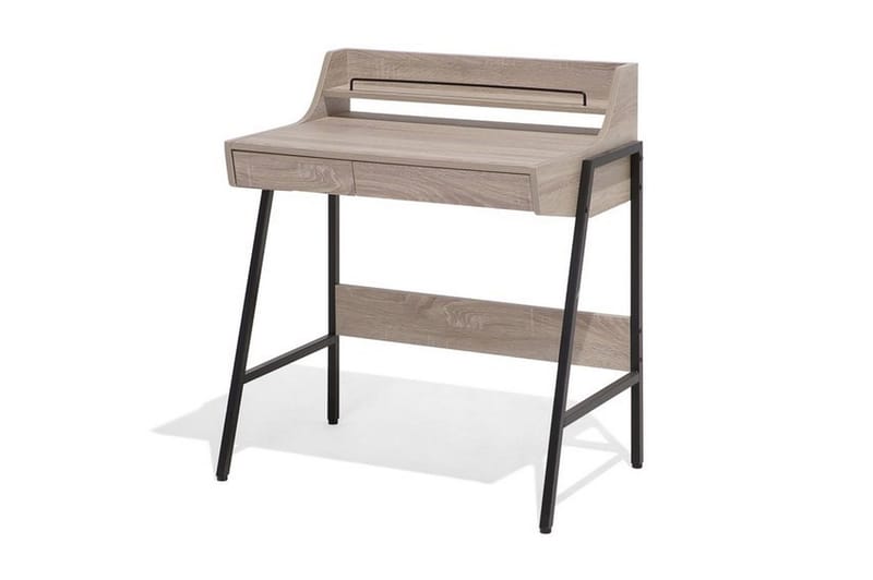 Skrivebord Broxeele 77 cm med Oppbevaring - Tre/Natur - Møbler - Bord - Kontorbord - Skrivebord