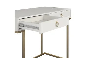 Skrivebord Camila 106 cm Hvit - Møbler - Bord - Kontorbord - Skrivebord