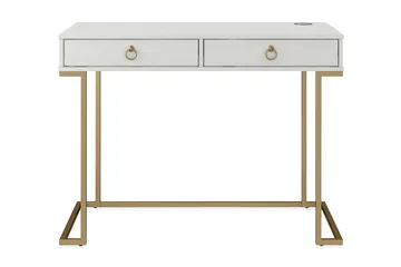 Skrivebord Camila 106 cm Hvit - Møbler - Bord - Kontorbord - Skrivebord