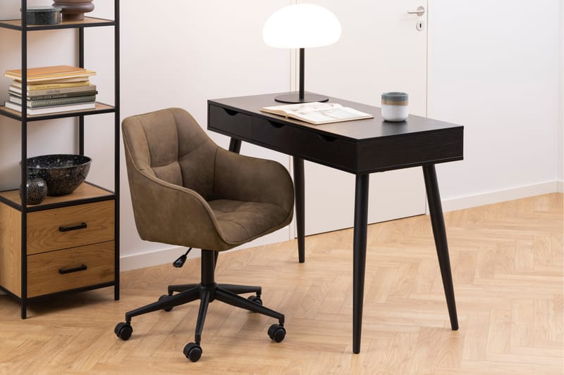 Skrivebord Castor 110x110 cm - Sort - Møbler - Bord - Kontorbord - Skrivebord