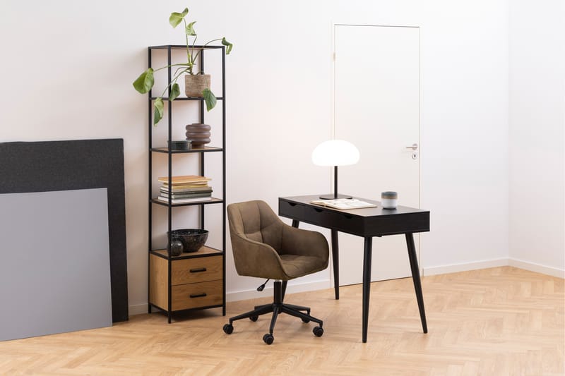 Skrivebord Castor 110x110 cm - Sort - Møbler - Bord - Kontorbord - Skrivebord