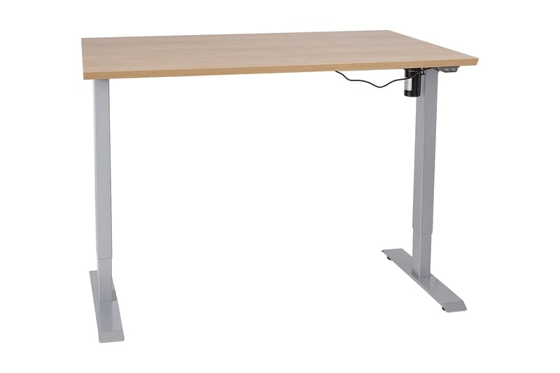 Skrivebord Cogito 1 140 cm Hev- og Senkbart - Tre/Natur - Skrivebord - Databord & PC bord - Hev og senkbart skrivebord