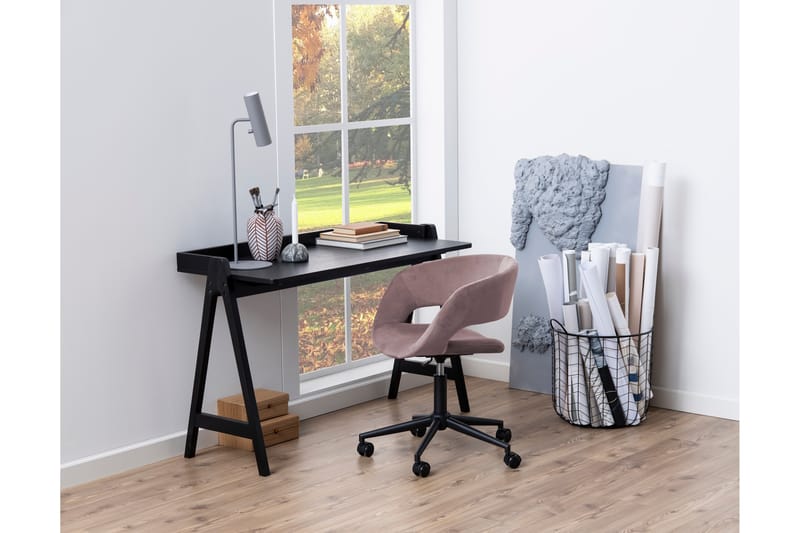 Skrivebord Forsby 127x127 cm - Sort - Møbler - Bord - Kontorbord - Skrivebord