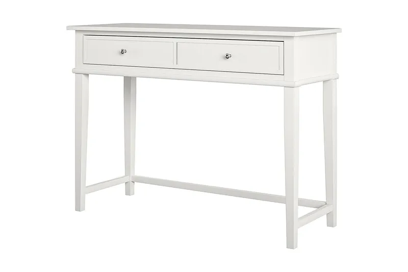 Skrivebord Franklin 90 cm med Oppbevaringsskuff Hvit - Dorel Home - Møbler - Bord - Kontorbord - Skrivebord