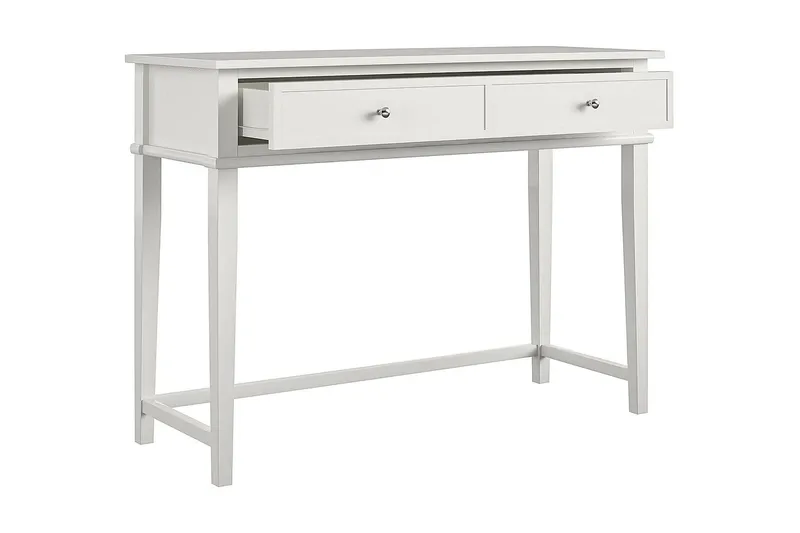 Skrivebord Franklin 90 cm med Oppbevaringsskuff Hvit - Dorel Home - Møbler - Bord - Kontorbord - Skrivebord