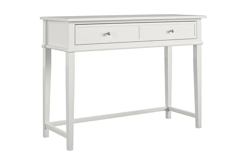 Skrivebord Franklin 90 cm med Oppbevaringsskuff Hvit - Dorel Home - Møbler - Bord - Kontorbord - Skrivebord