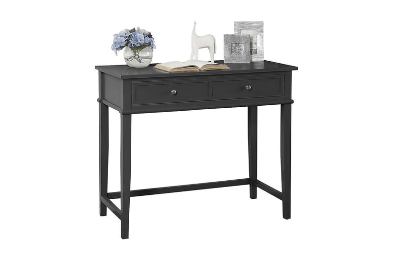 Skrivebord Franklin 90 cm med Oppbevaringsskuff Svart - Dorel Home - Møbler - Bord - Kontorbord - Skrivebord