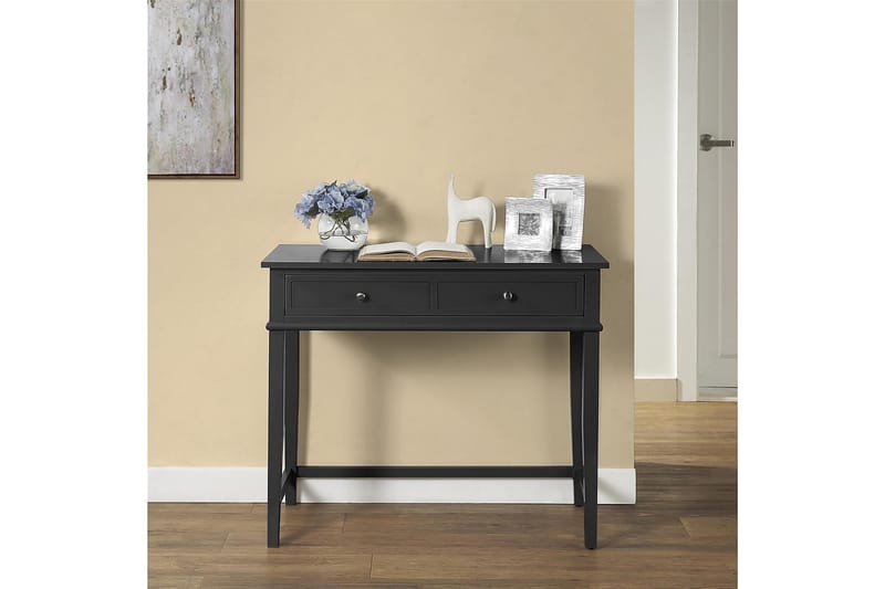 Skrivebord Franklin 90 cm med Oppbevaringsskuff Svart - Dorel Home - Møbler - Bord - Kontorbord - Skrivebord