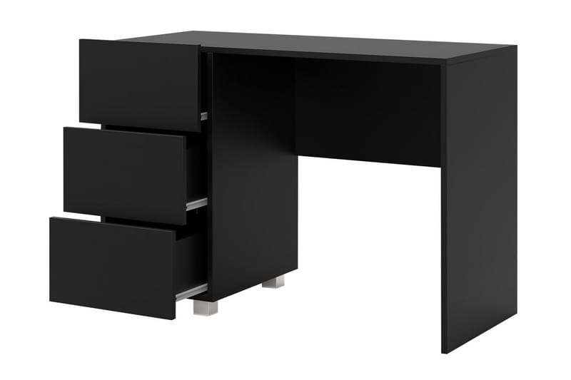 Skrivebord Frick 110 cm med Oppbevaring - Hvit - Skrivebord - Databord & PC bord