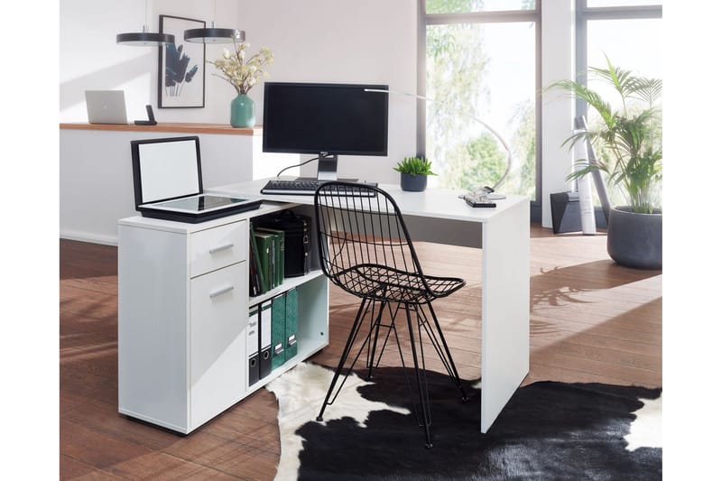 Skrivebord Gaddana 120 cm - Hvit - Møbler - Bord - Kontorbord - Skrivebord