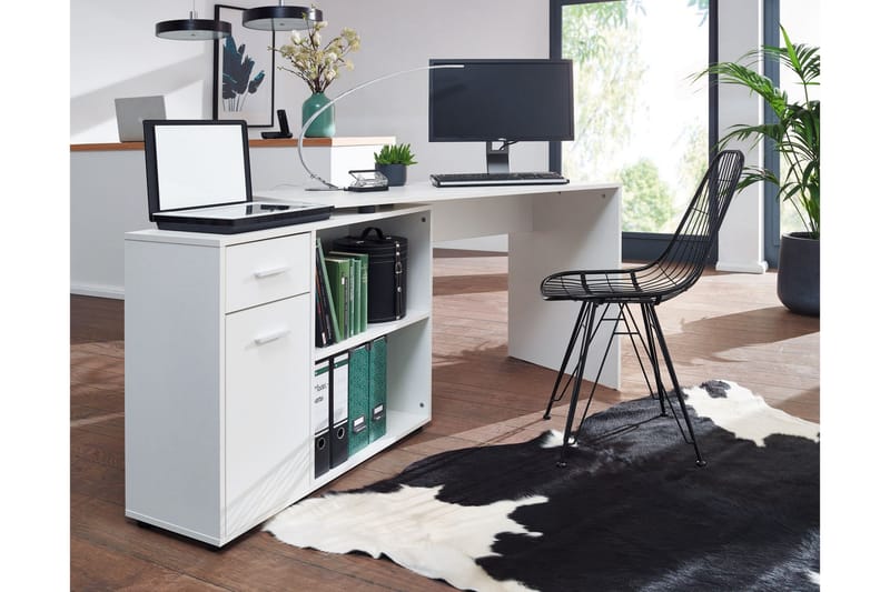 Skrivebord Gaddana 120 cm - Hvit - Møbler - Bord - Kontorbord - Skrivebord