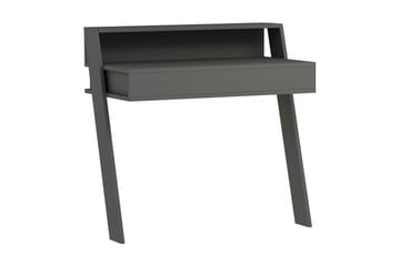 Skrivebord GalaSjø 94 cm med Oppbevaringsskuff + Hylle - Grå - Møbler - Bord - Kontorbord - Skrivebord