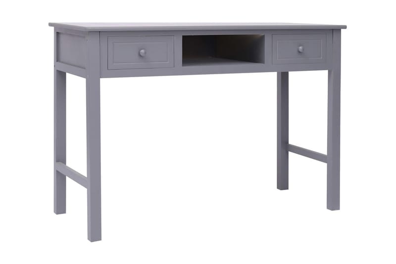 Skrivebord grå 110x45x76 cm tre - Grå - Skrivebord - Databord & PC bord