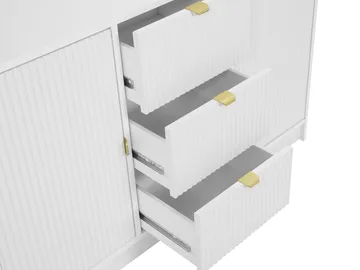 skrivebord Hjørneskrivebord TIRENO hvit - Møbler - Bord - Kontorbord - Skrivebord - Hjørneskrivebord