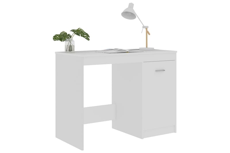 Skrivebord hvit 100x50x76 cm sponplate - Hvit - Skrivebord - Databord & PC bord