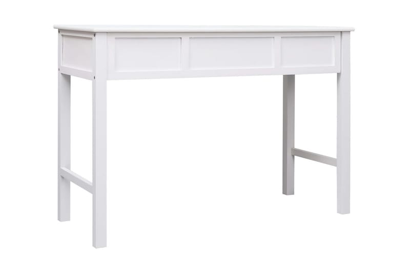 Skrivebord hvit 110x45x76 cm tre - Hvit - Skrivebord - Databord & PC bord