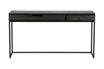 Skrivebord Iria 140 cm med Oppbevaringsskuffer - Eik/Svart - Møbler - Bord - Kontorbord - Skrivebord
