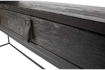 Skrivebord Iria 140 cm med Oppbevaringsskuffer - Eik/Svart - Møbler - Bord - Kontorbord - Skrivebord