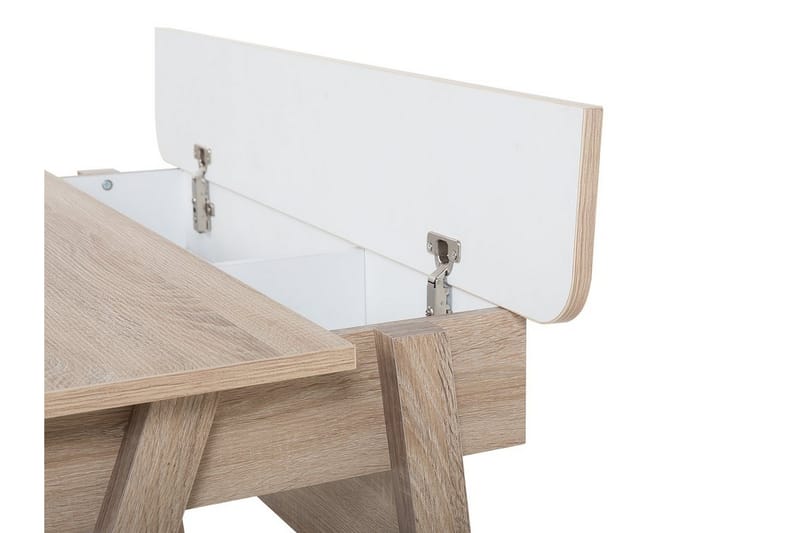 Skrivebord Jackson 110 cm med Oppbevaringshylle - Hvit - Skrivebord - Databord & PC bord