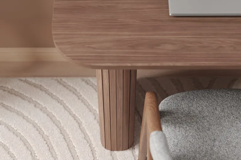 Skrivebord Kopparbo - Mørk brun valnøttre - Møbler - Bord - Kontorbord - Skrivebord