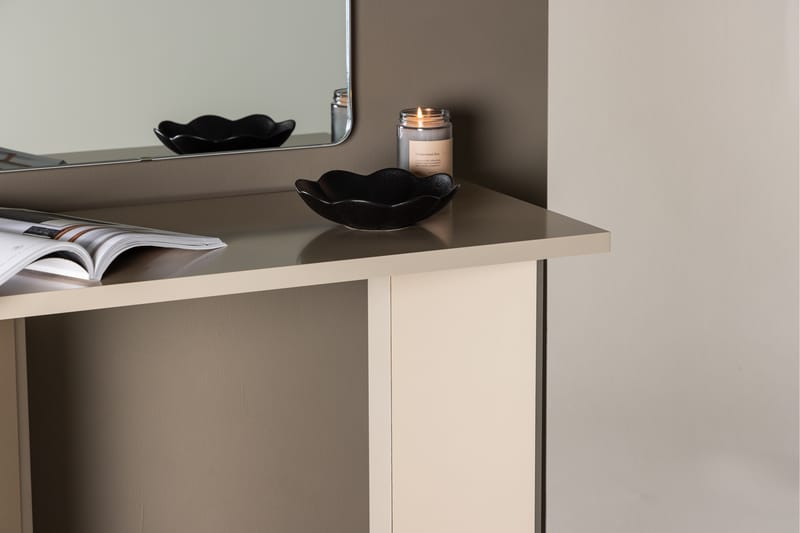 Skrivebord Kristiansund 90x42 cm Beige - Venture Home - Møbler - Bord - Kontorbord - Skrivebord