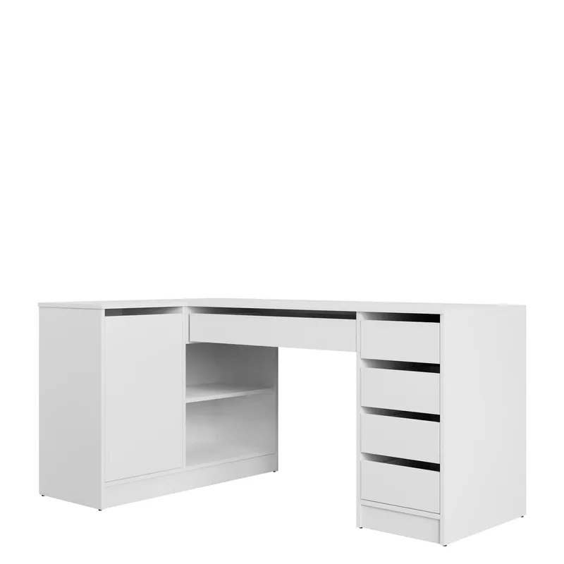 skrivebord NO_BRAND Hjørneskrivebord/sminkebord ADA hvit